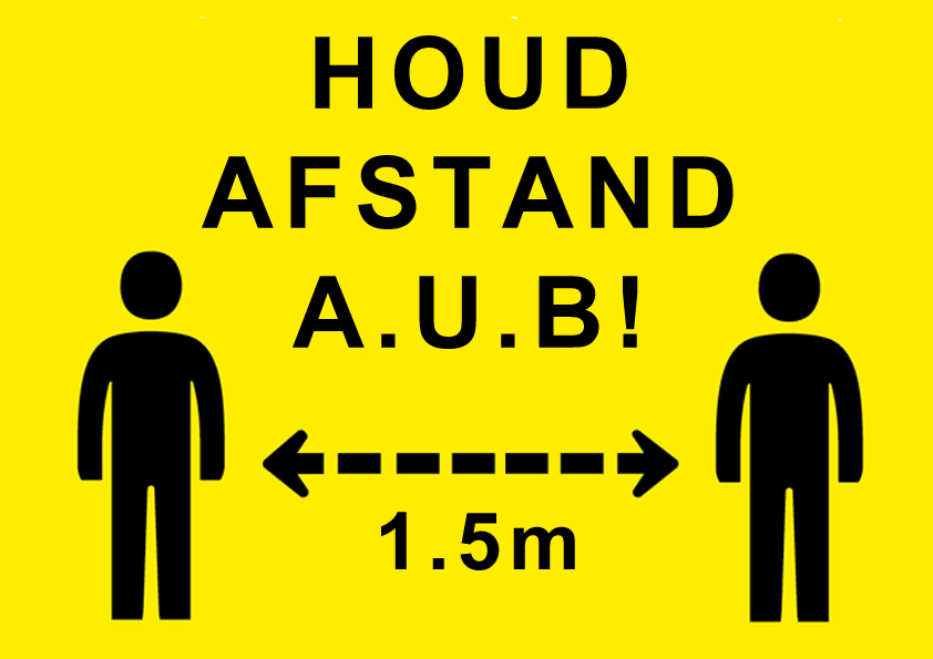 Houd afstand